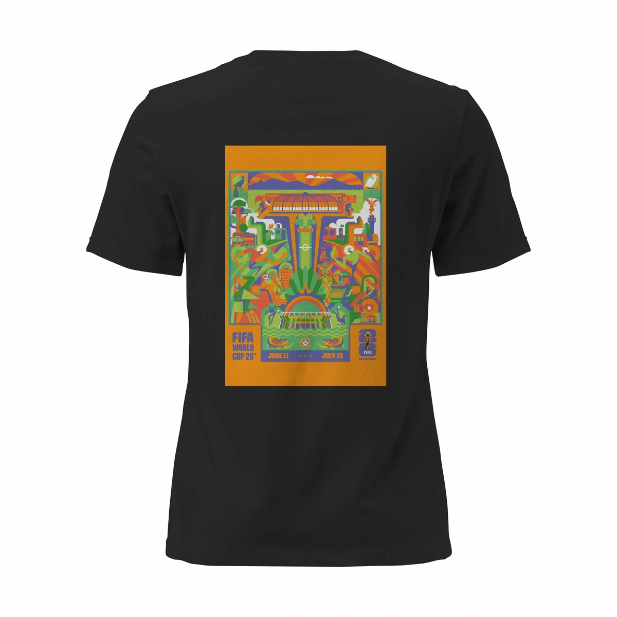 Camisa Feminina Baby Look Cidade do México Copa do Mundo 2026 - Imagem 2