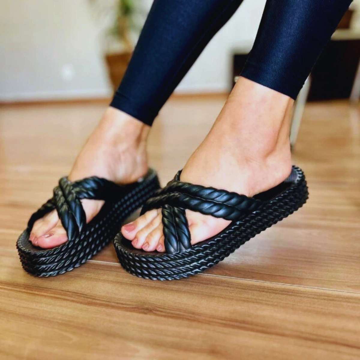 Chinelo Feminino Trançado Nuvem - Imagem 4