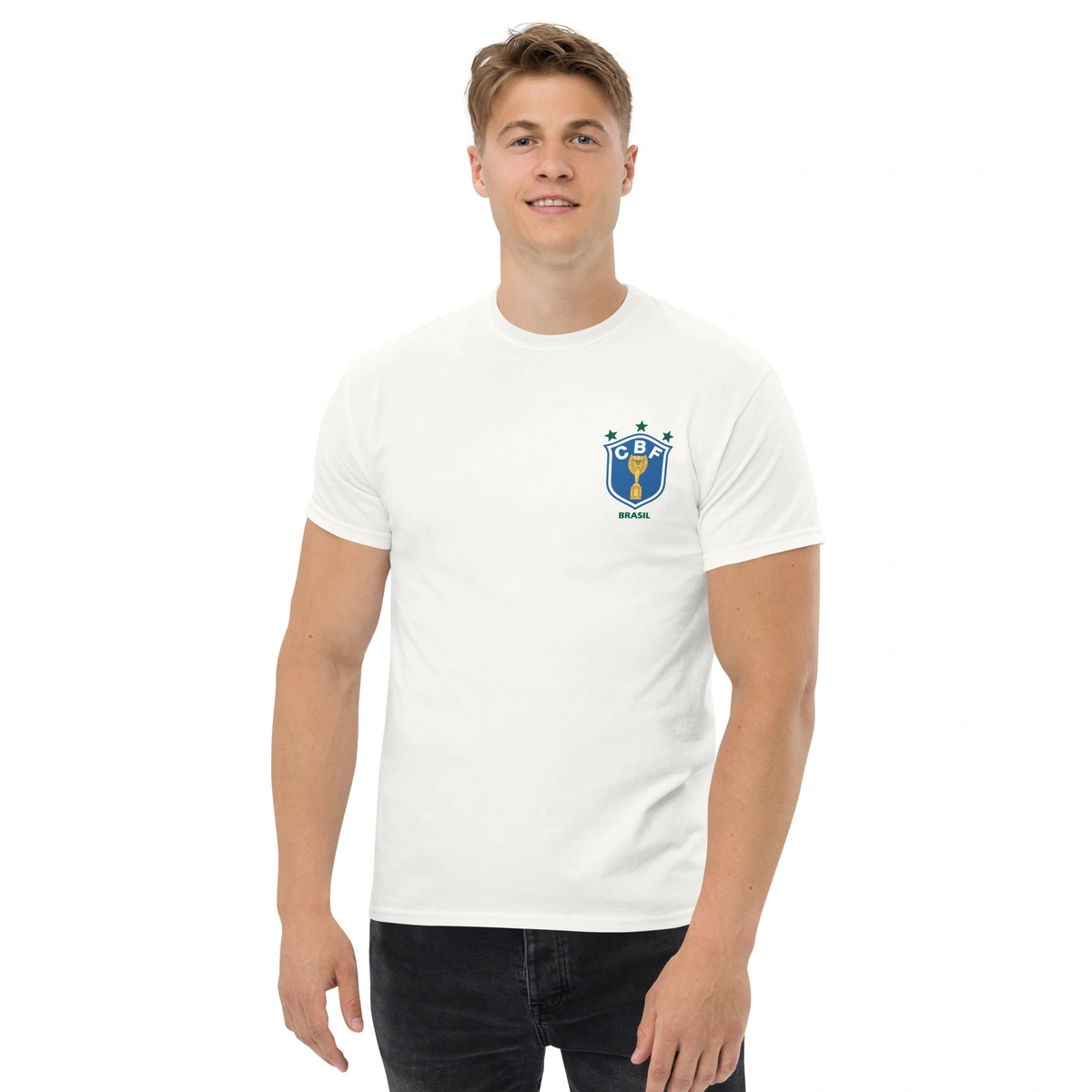 Camisa Masculina Seleção Brasileira 1985 - Imagem 4