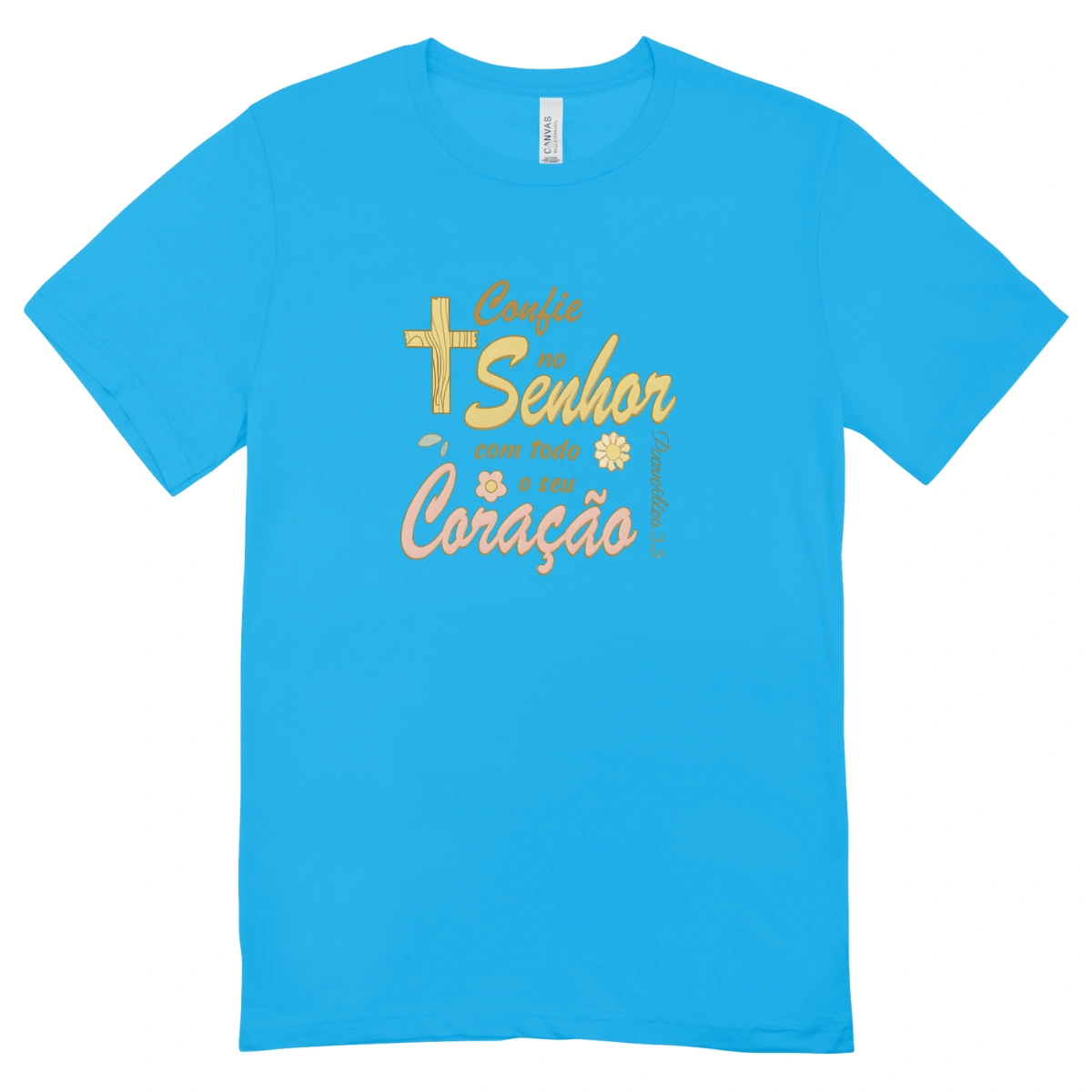 Camisa Feminina Baby Look Confie No Senhor - Imagem 5