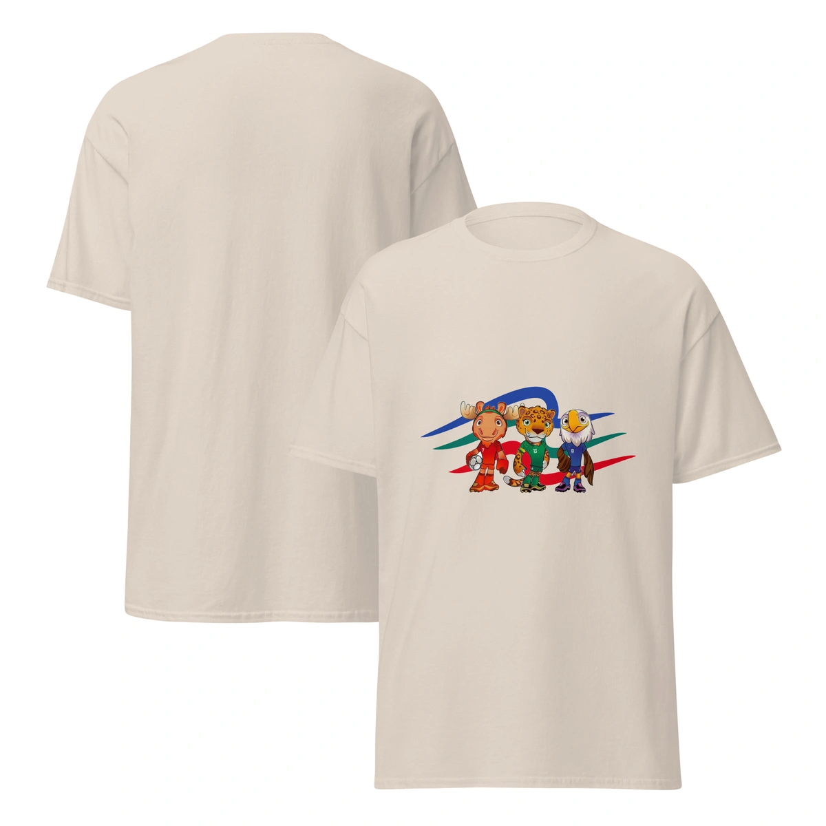 Camiseta Masculina Mascotes Copa do Mundo 2026 - Imagem 5