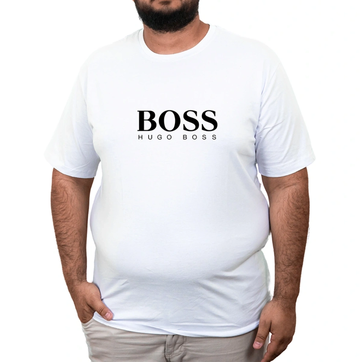 Camisa Masculina Plus Size Hugo Boss Urban - Imagem 5