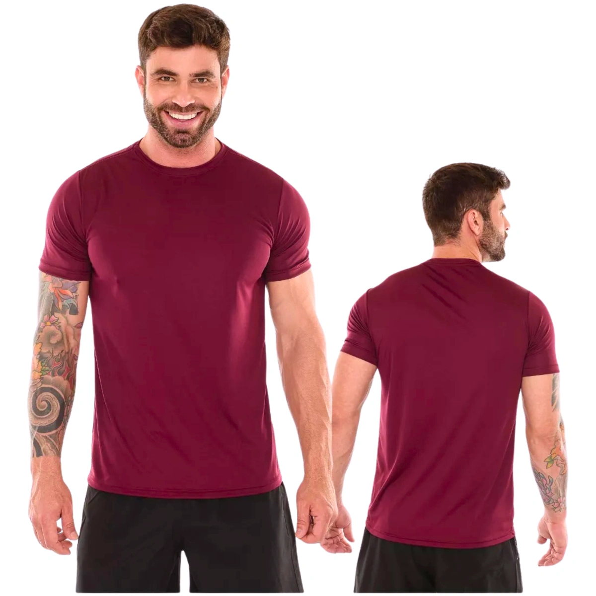 Kit 10 Camisas Masculina Lisa Algodão Premium Abuzze - Imagem 33