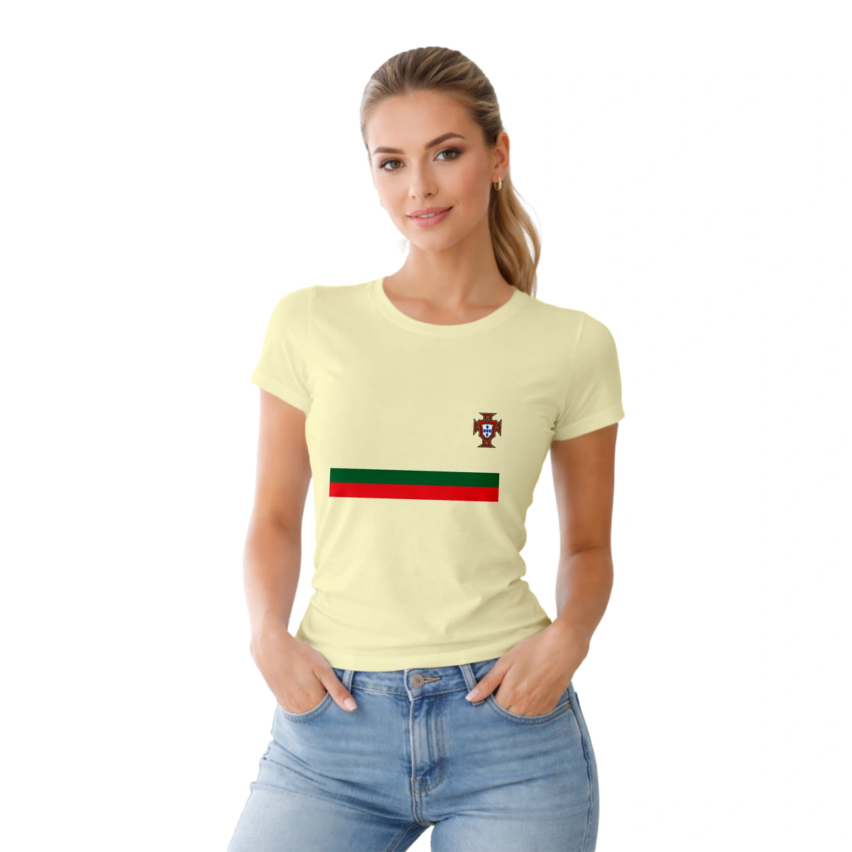 Camisa Feminina Baby Look Portugal Varias Estampas - Imagem 21