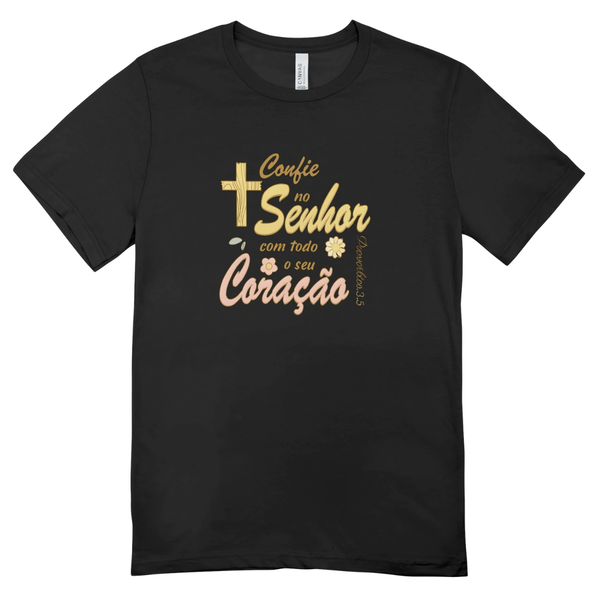 Camisa Feminina Baby Look Confie No Senhor - Imagem 3