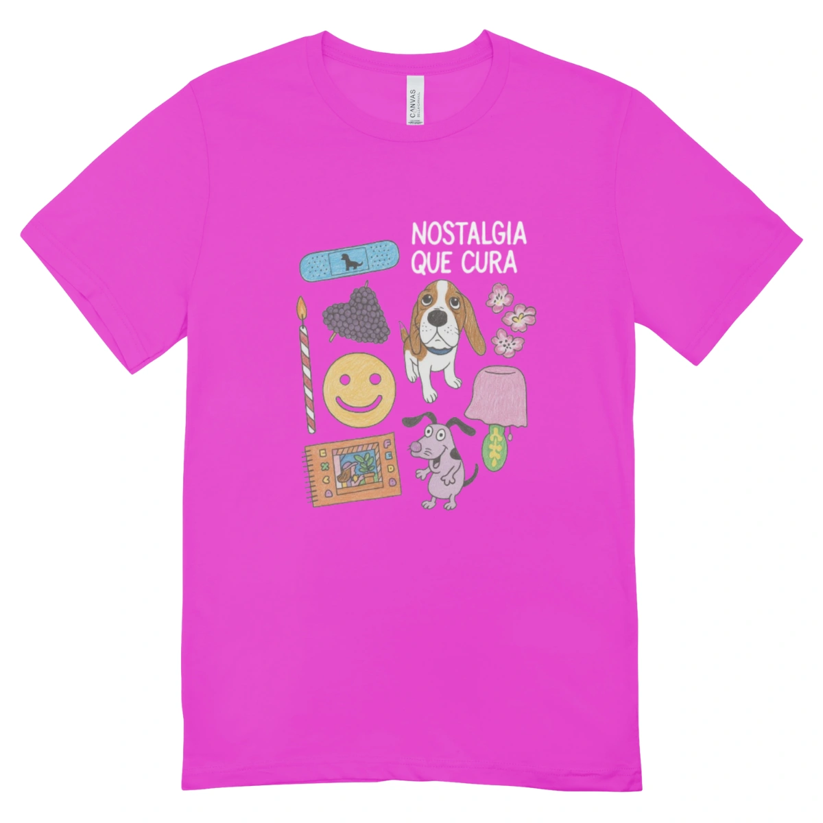 Camisa Feminina Baby Look Nostalgia Que Cura - Imagem 3