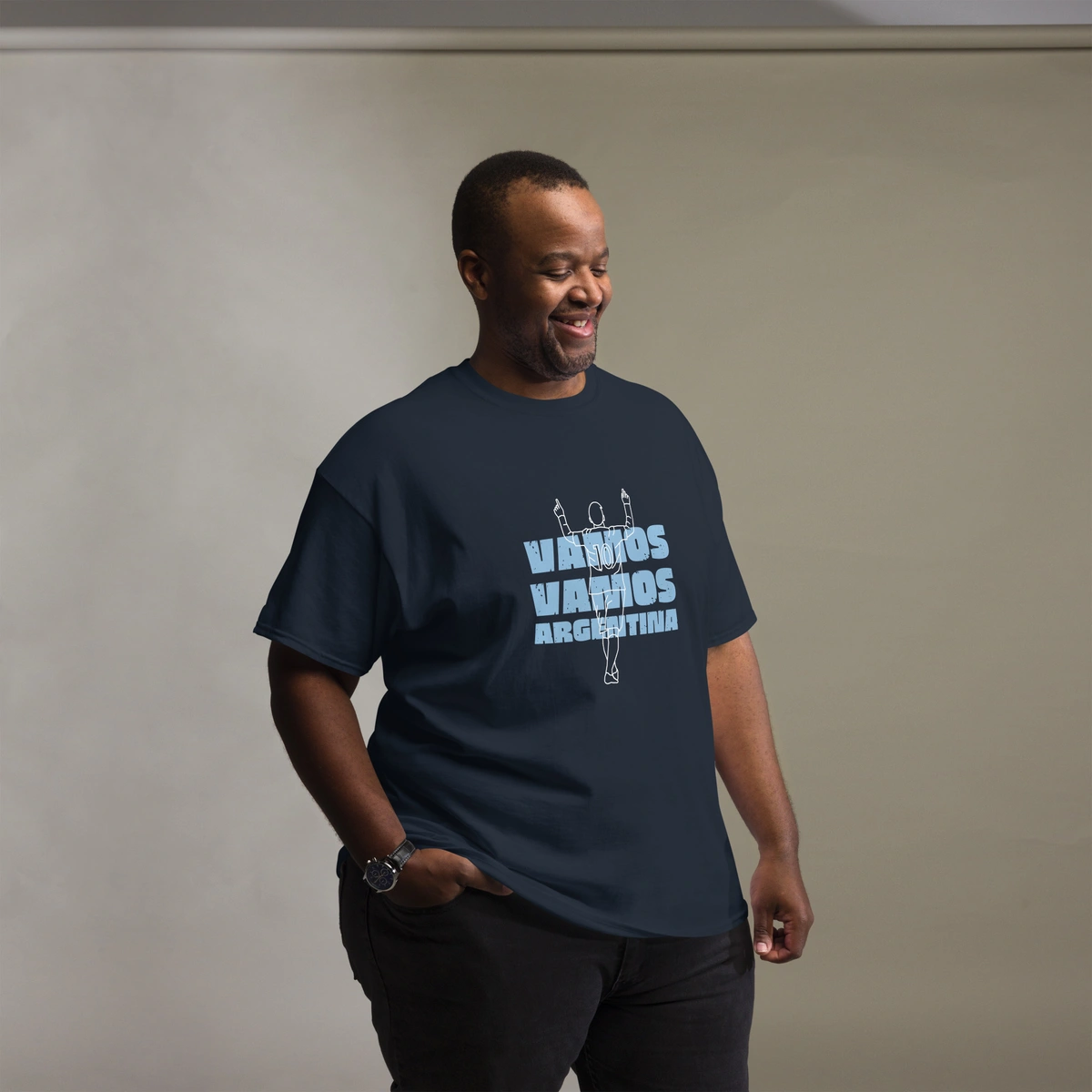Camisa Masculina Plus Size Vamos Argentina - Imagem 11