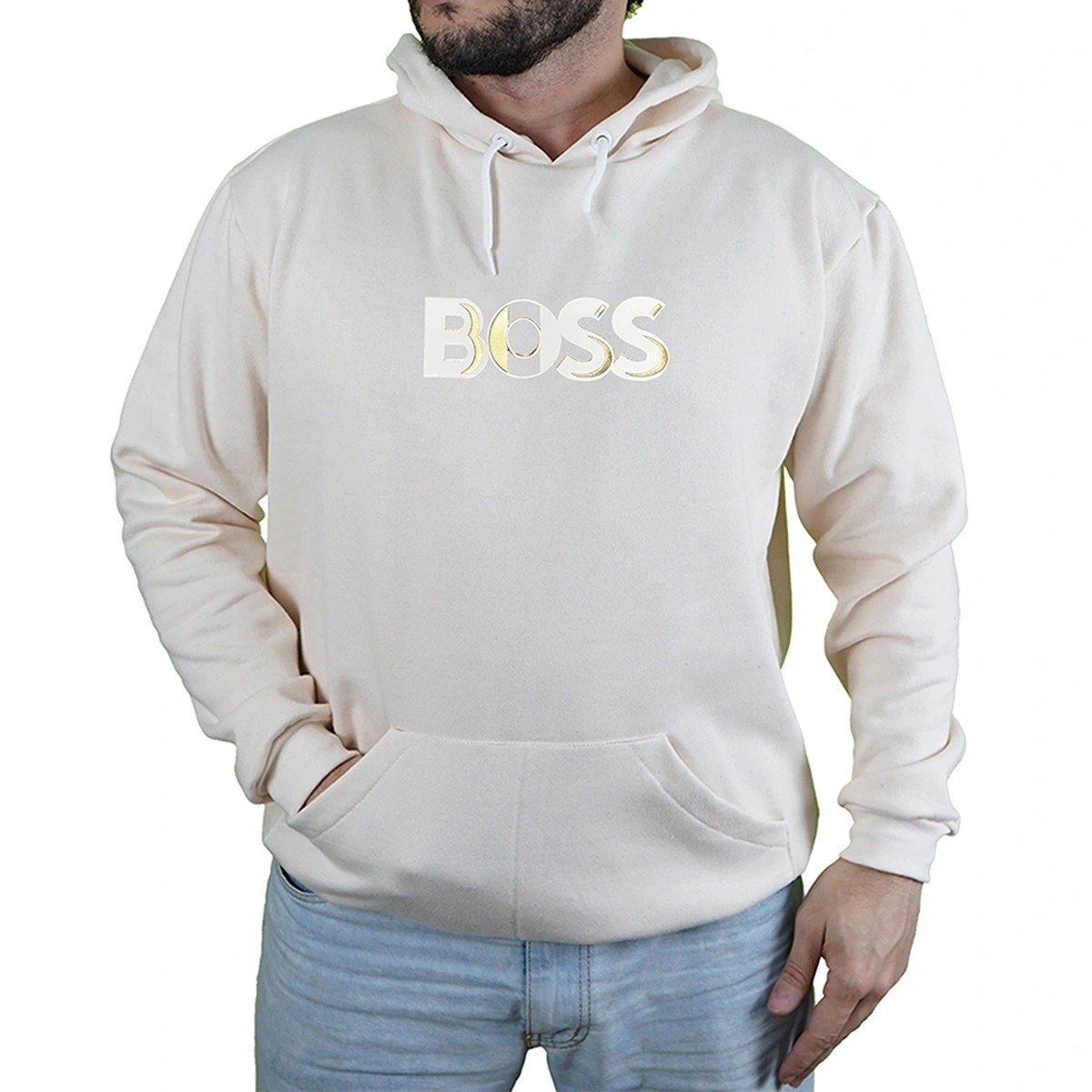 Blusa Moletom Hugo Boss Gold Com Capuz Premium - Imagem 7