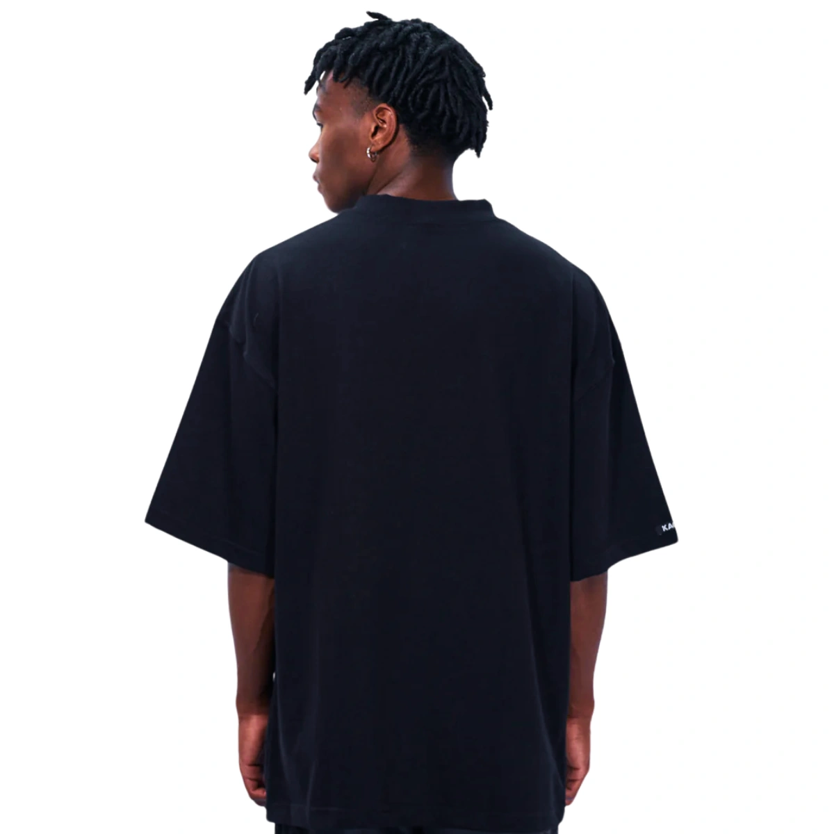 Camiseta Masculina Oversized Básica 100% Algodão Premium Alta Qualidade - Imagem 4