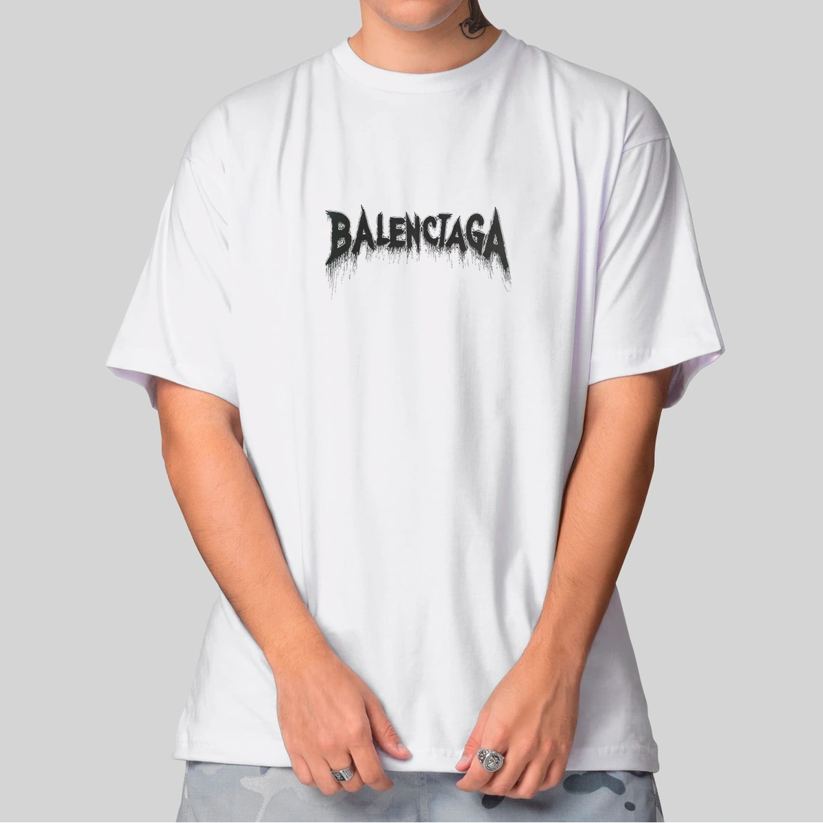 Camiseta Masculina Oversized Balenciaga