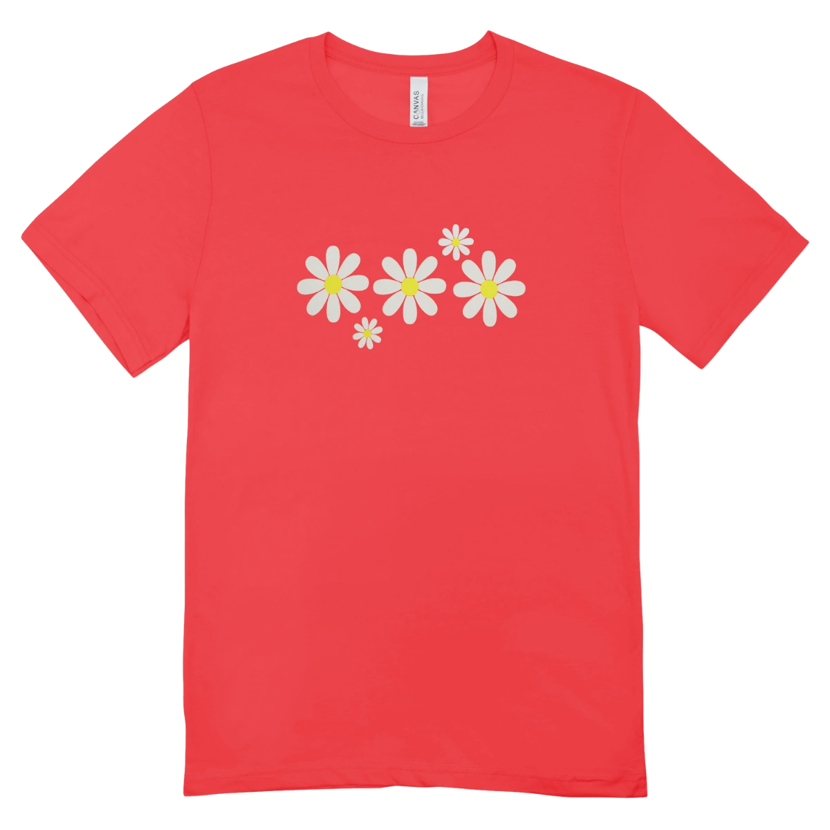 Camisa Feminina Baby Look Flores - Imagem 7