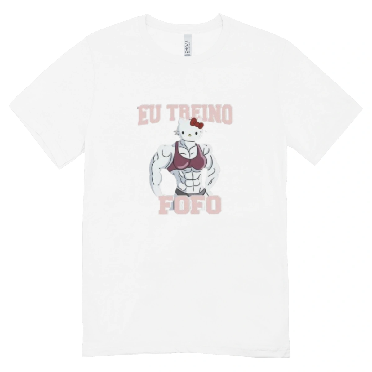 Camisa Feminina Baby Look Eu Treino Fofo - Imagem 5