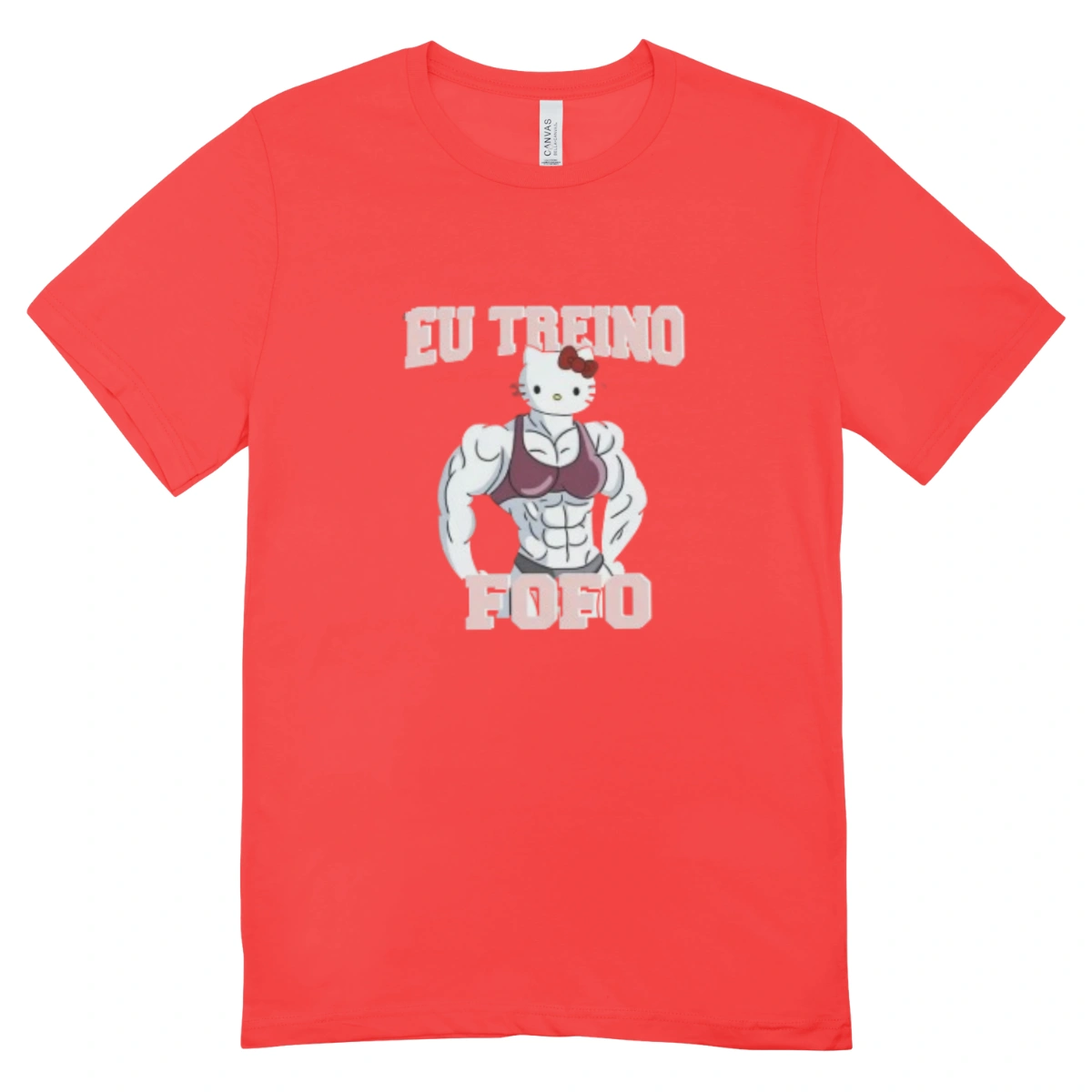 Camisa Feminina Baby Look Eu Treino Fofo - Imagem 13