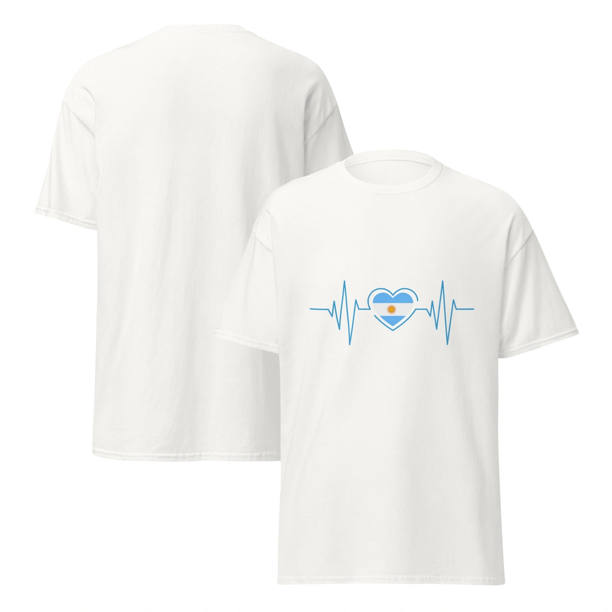 Camiseta Masculina Argentina Esportivas Cardíacas