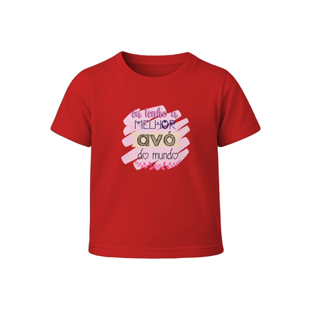 Camiseta Infantil Menina Dia dos Avós Eu Tenho a Melhor Avó do Mundo - Imagem 10