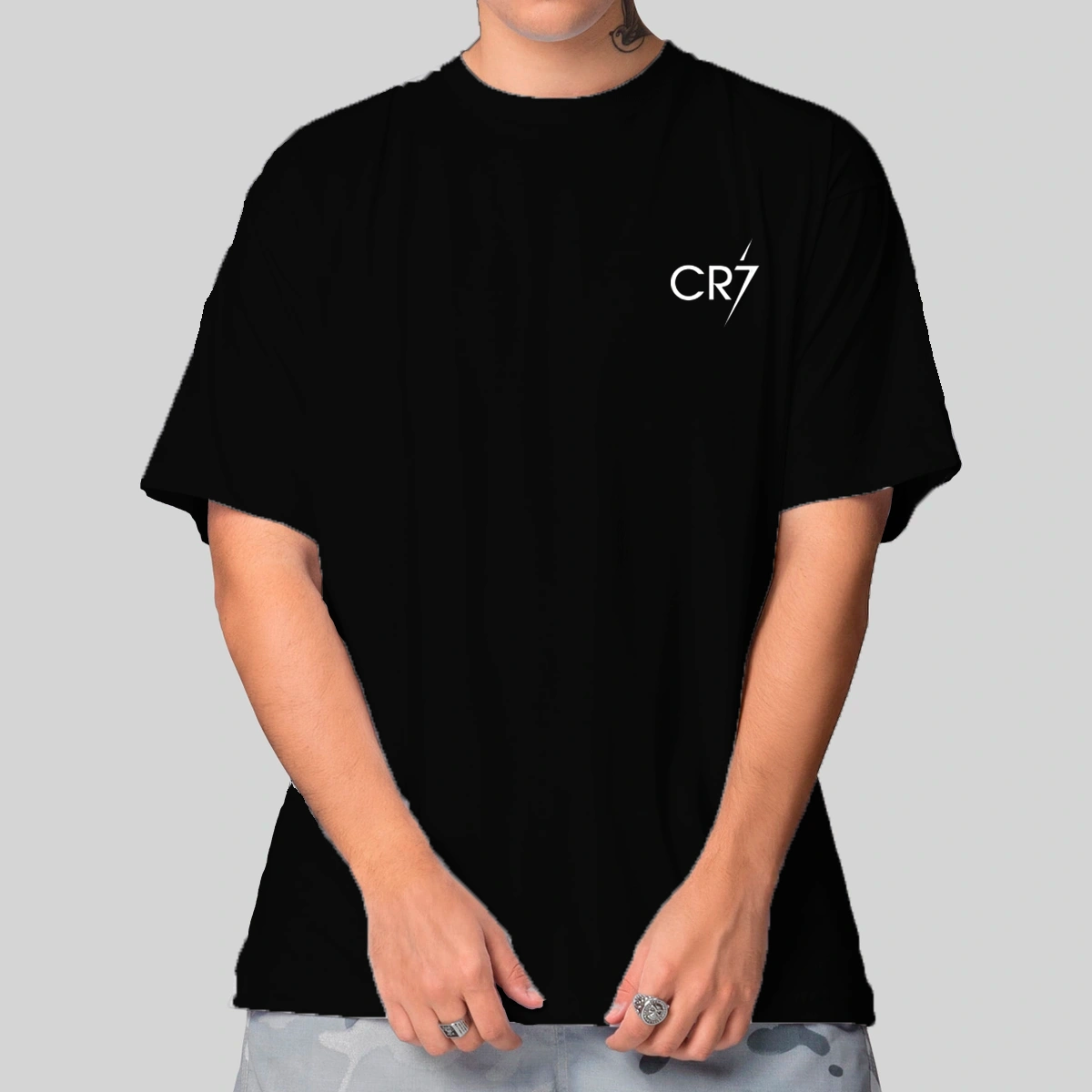 Camiseta Masculina Oversized Cristiano Ronaldo - Imagem 2