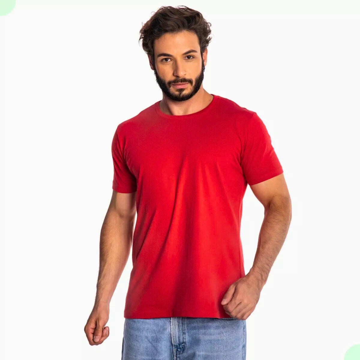 Kit 3 Camisas Masculina Lisa Algodão Premium - Imagem 25