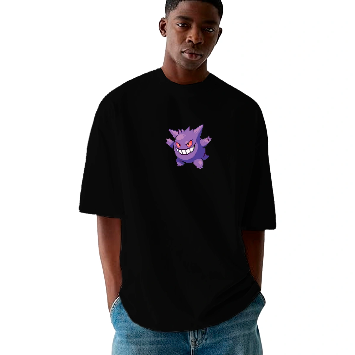 Camiseta Masculina Oversized Gengar