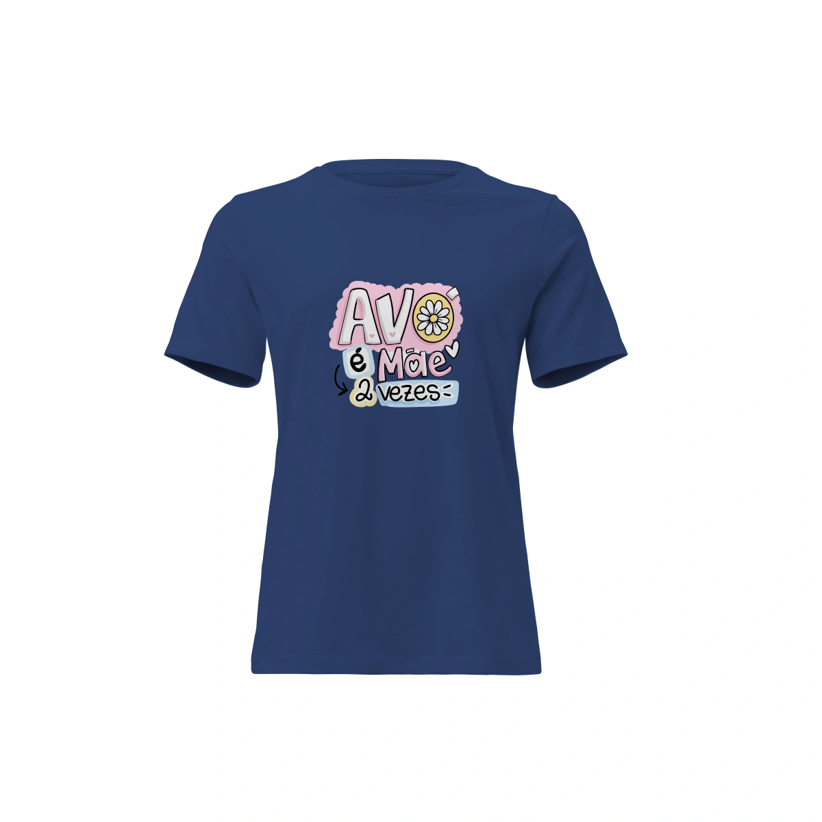 Camisa Feminina Baby Look Dia dos Avós Avó é Mãe 2 Vezes - Imagem 10