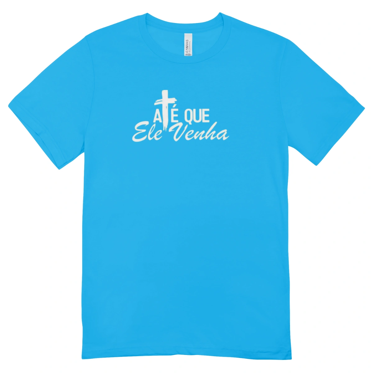 Camisa Feminina Baby Look Ate Que Ele Venha - Imagem 7