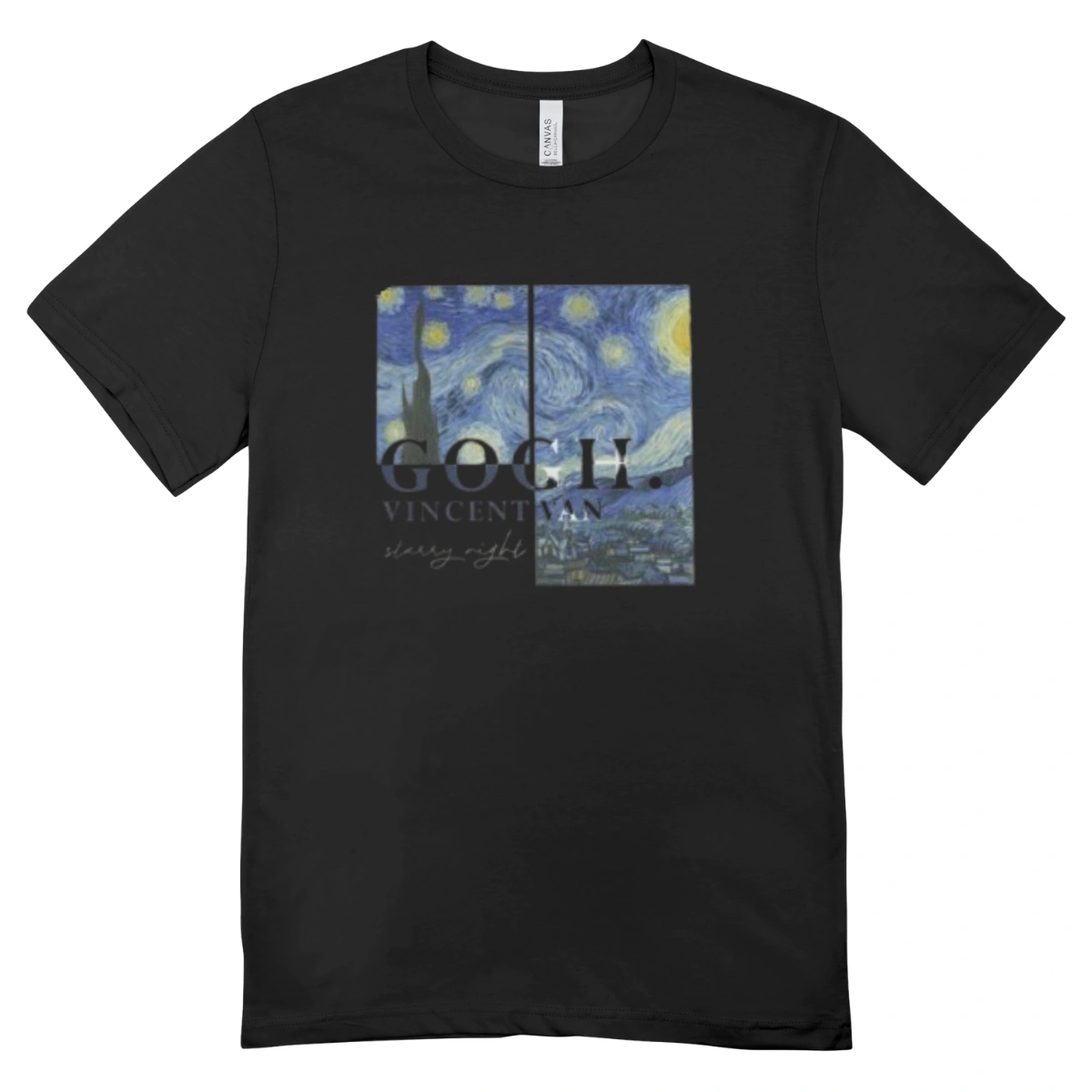 Camisa Feminina Baby Look Van Gogh - Imagem 2