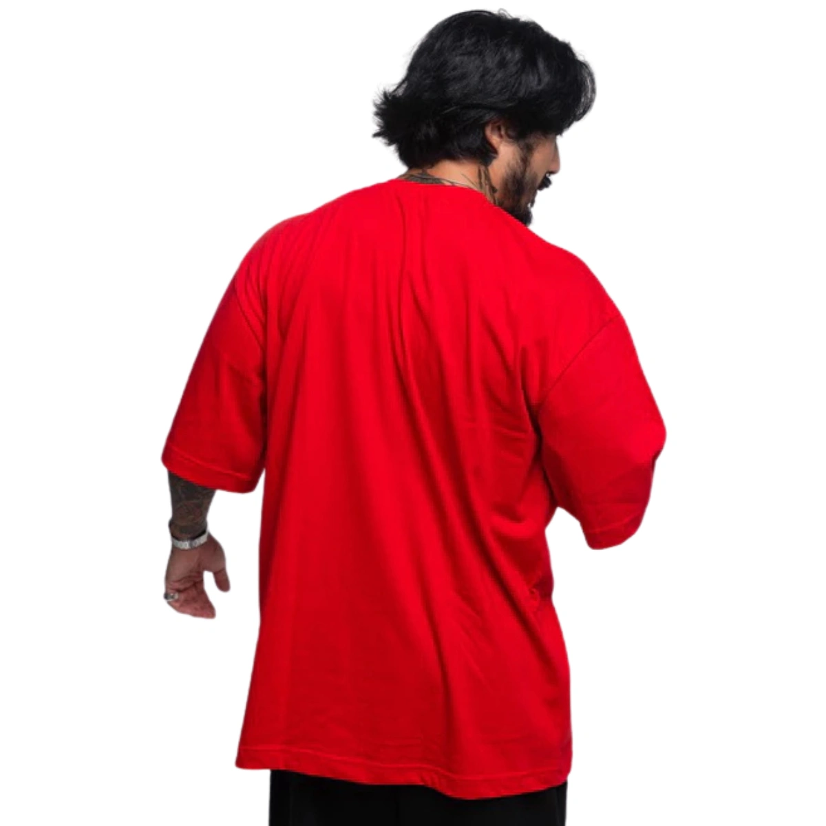 Camiseta Masculina Oversized Básica 100% Algodão Premium Alta Qualidade - Imagem 21