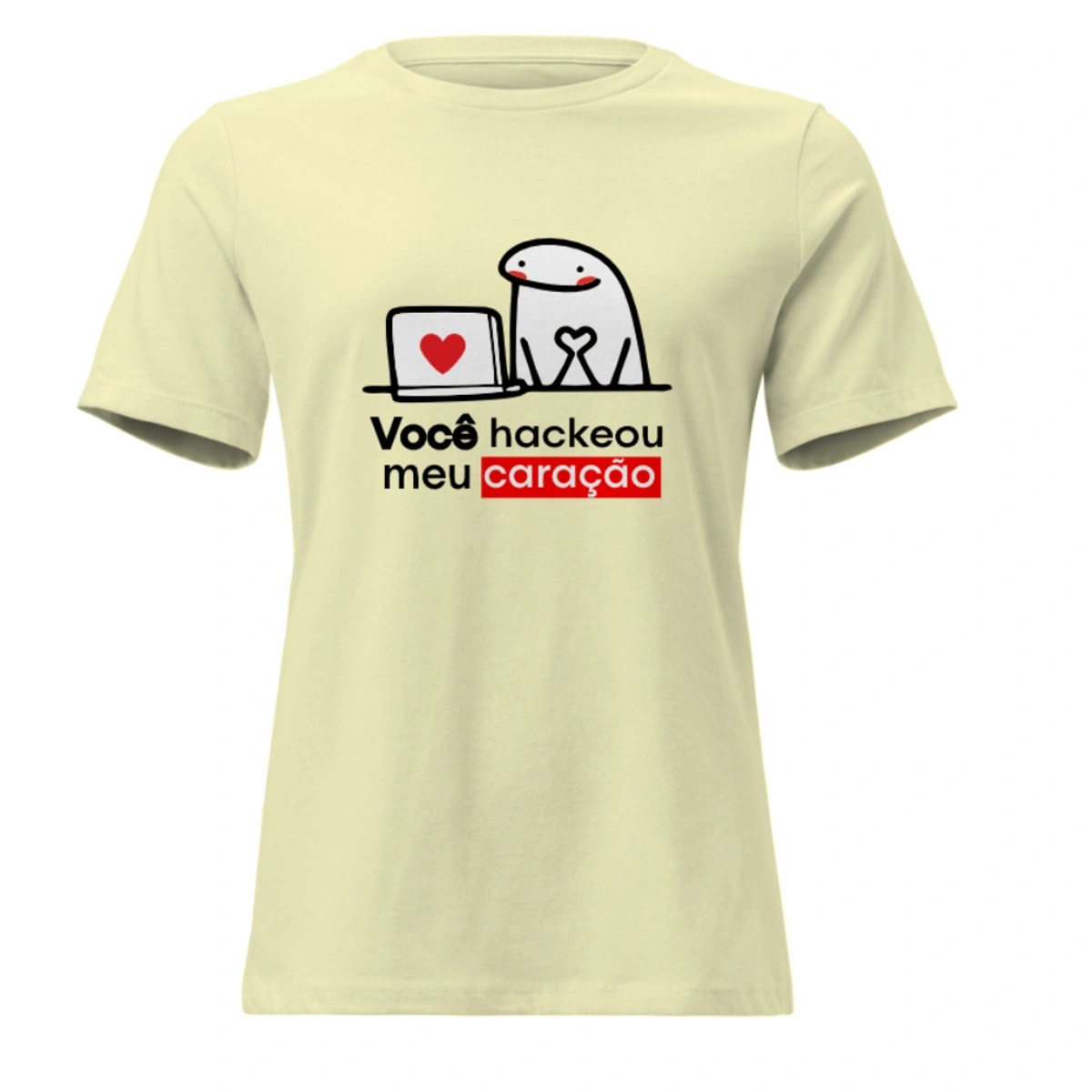 Camisa Feminina Baby Look Dia dos Namorados Você Hackeou Meu Coração - Imagem 17