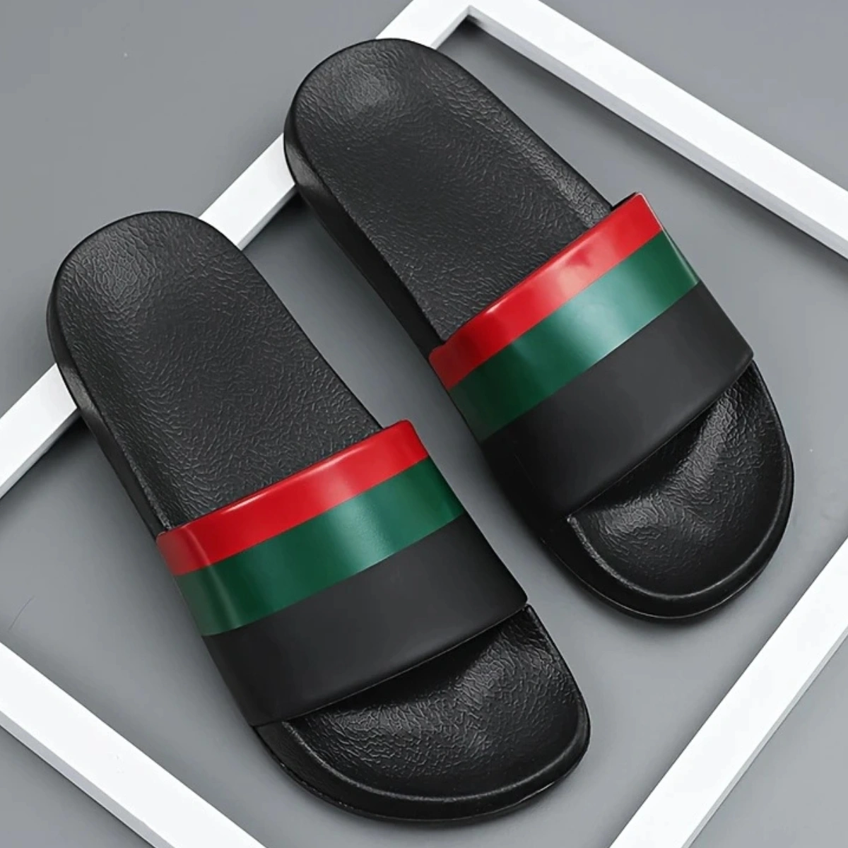 Chinelo Masculino Slide Listras - Imagem 2