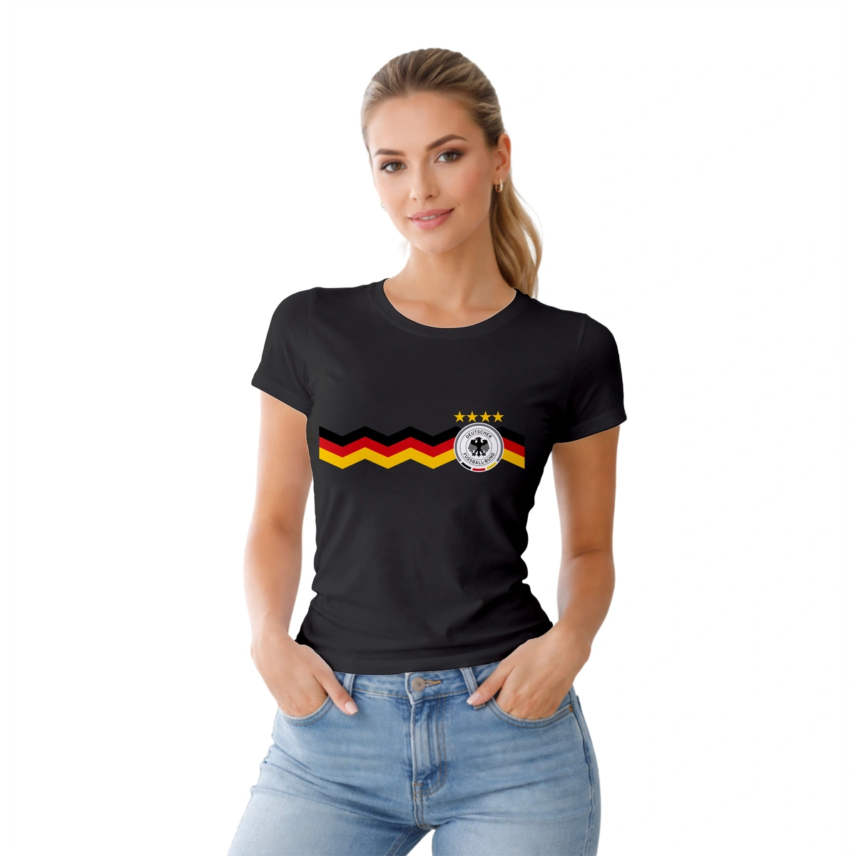 Camisa Feminina Baby Look Alemanha Varias Estampas - Imagem 21
