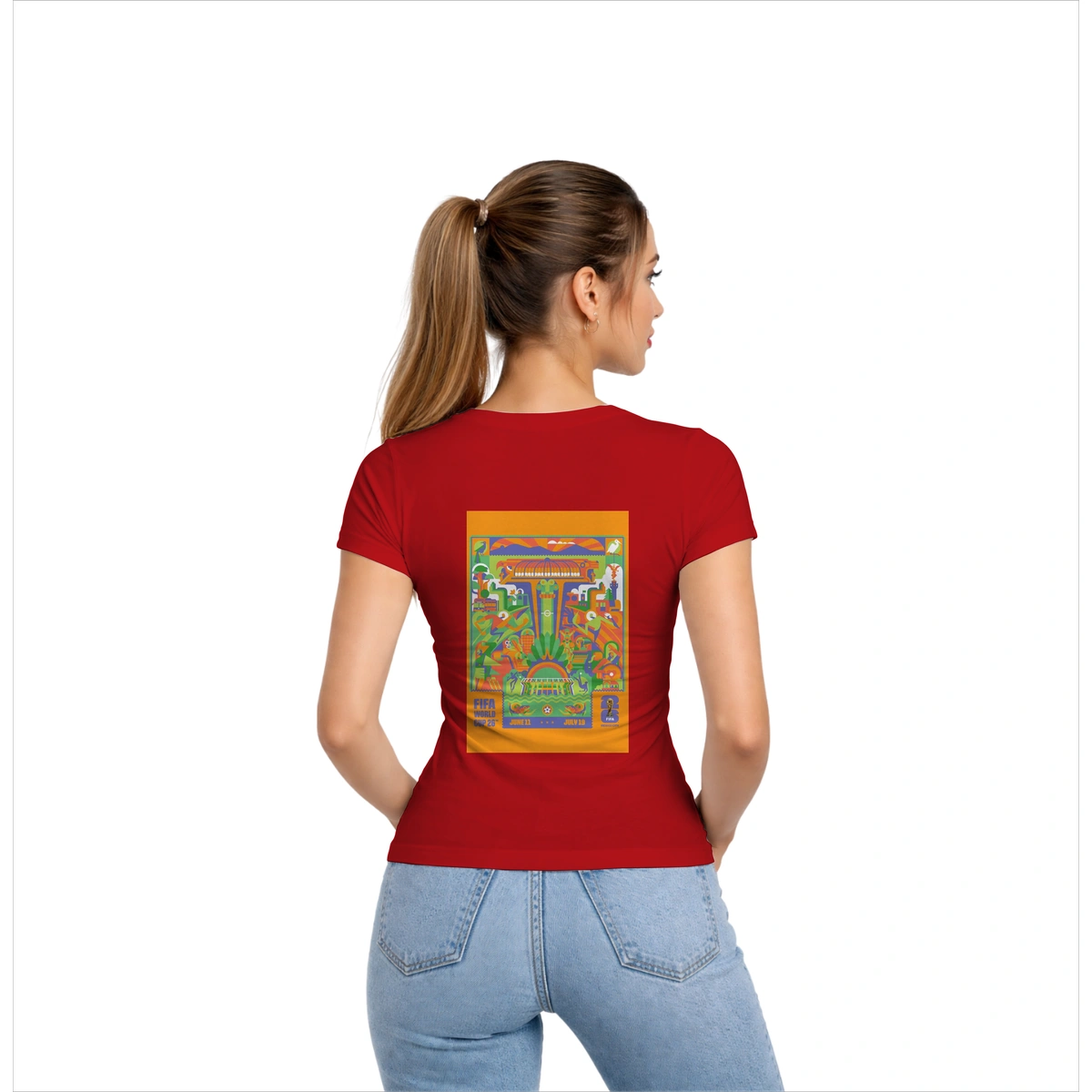 Camisa Feminina Baby Look Cidade do México Copa do Mundo 2026 - Imagem 8