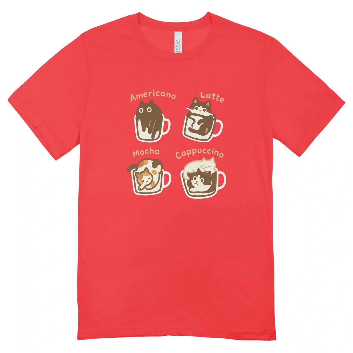 Camisa Feminina Baby Look Coffee Cats - Imagem 7