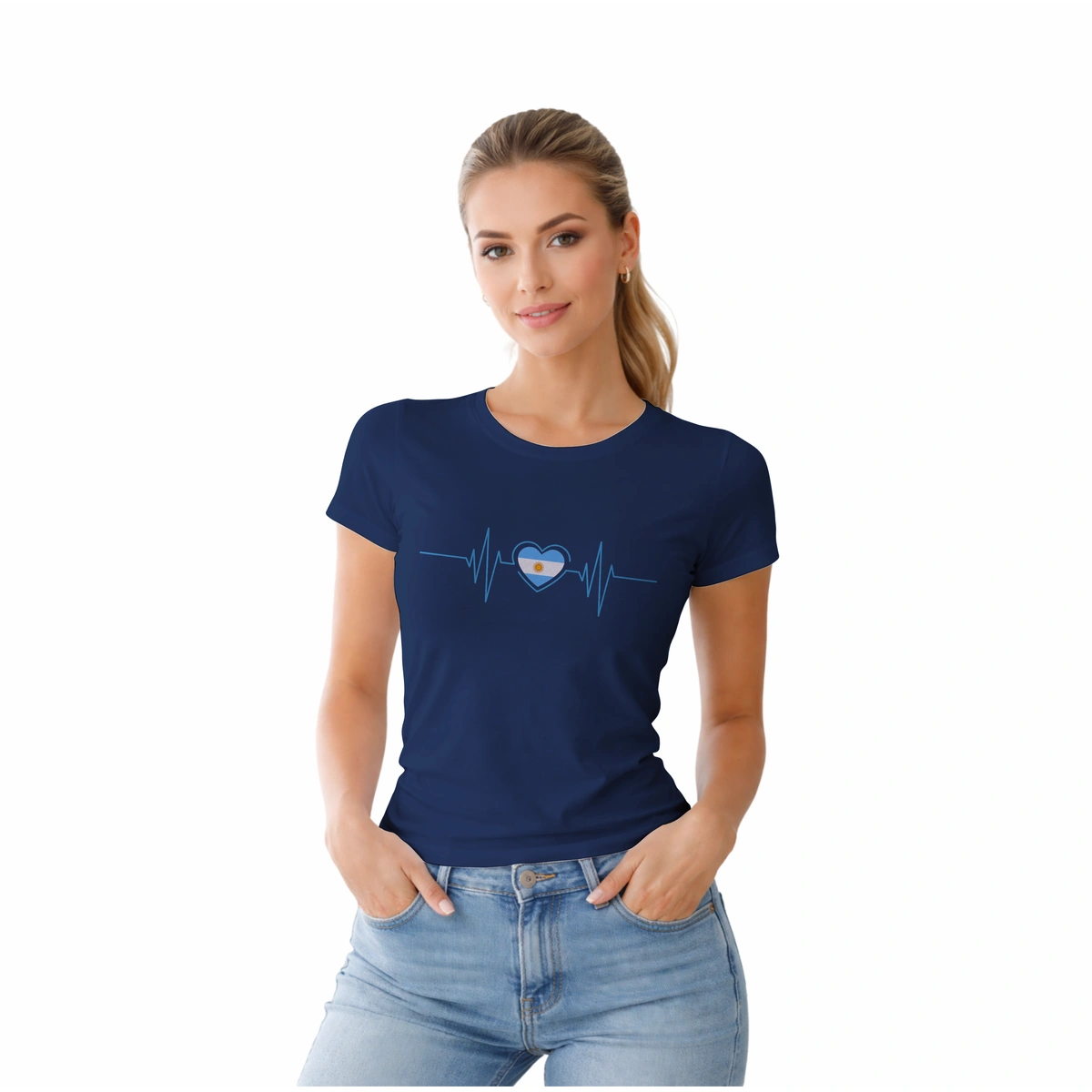 Camisa Feminina Baby Look Argentina Varias Estampas - Imagem 6