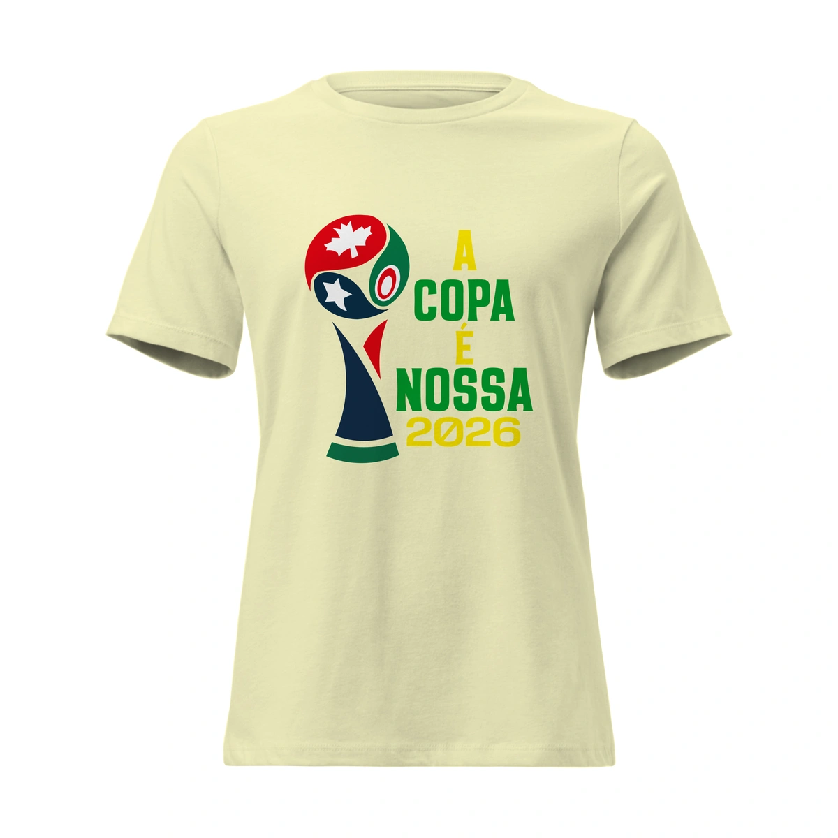 Camisa Feminina Baby Look A Copa é Nossa 2026
