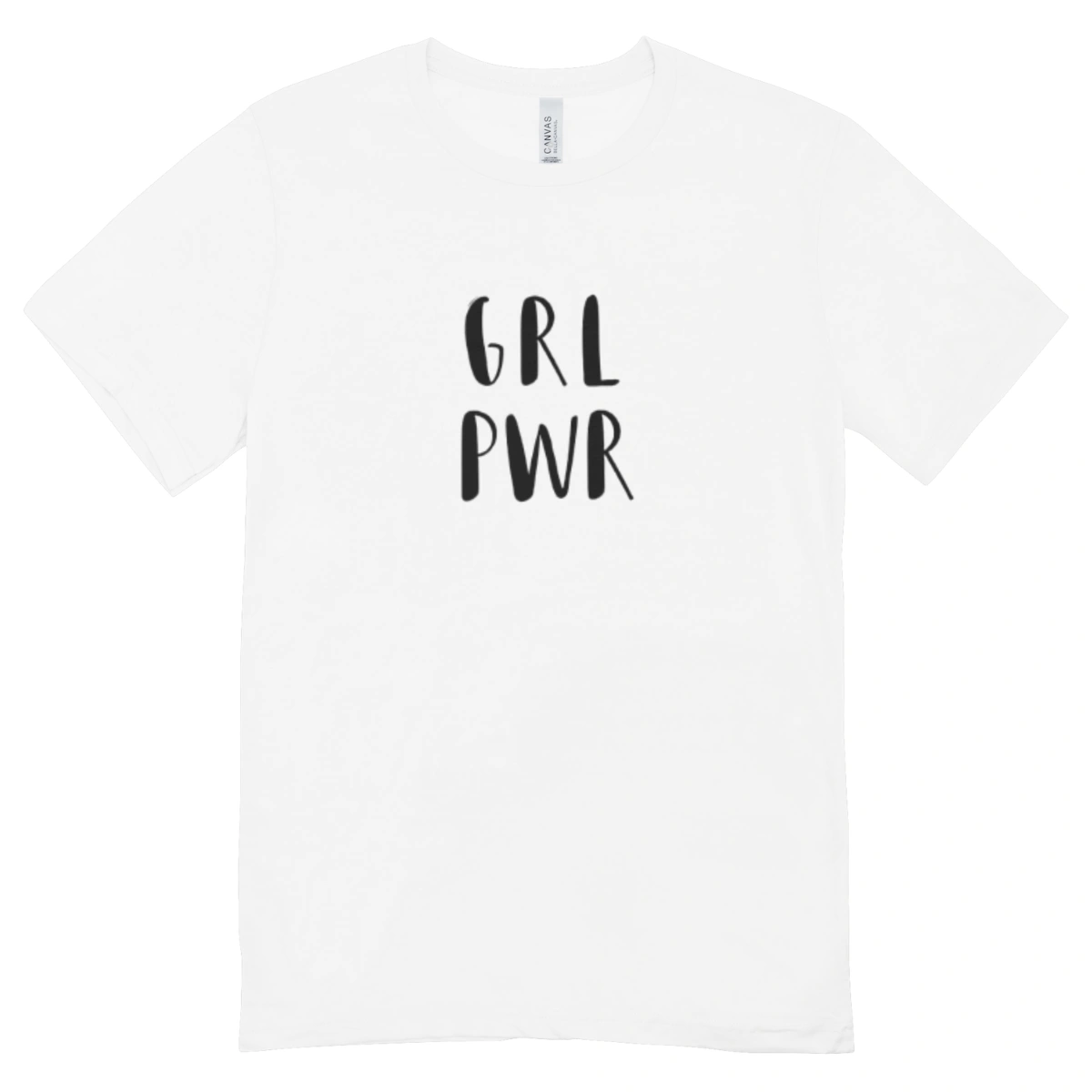 Camisa Feminina Baby Look Grl Pwr