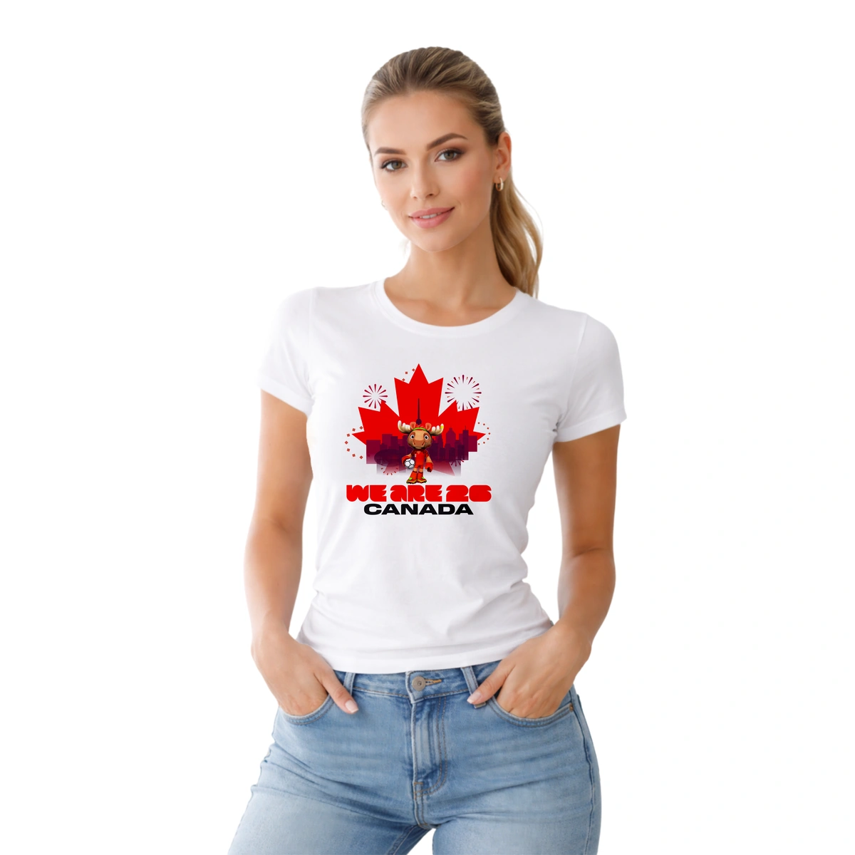 Camisa Feminina Baby Look We Are Canadá - Imagem 3
