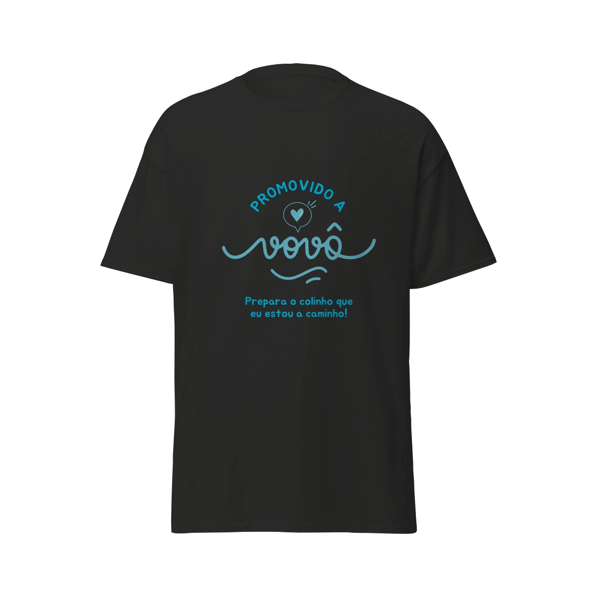Camisa masculina Dia dos Avós Promovido a Vovô Prepara o Colinho que Estou a Caminho