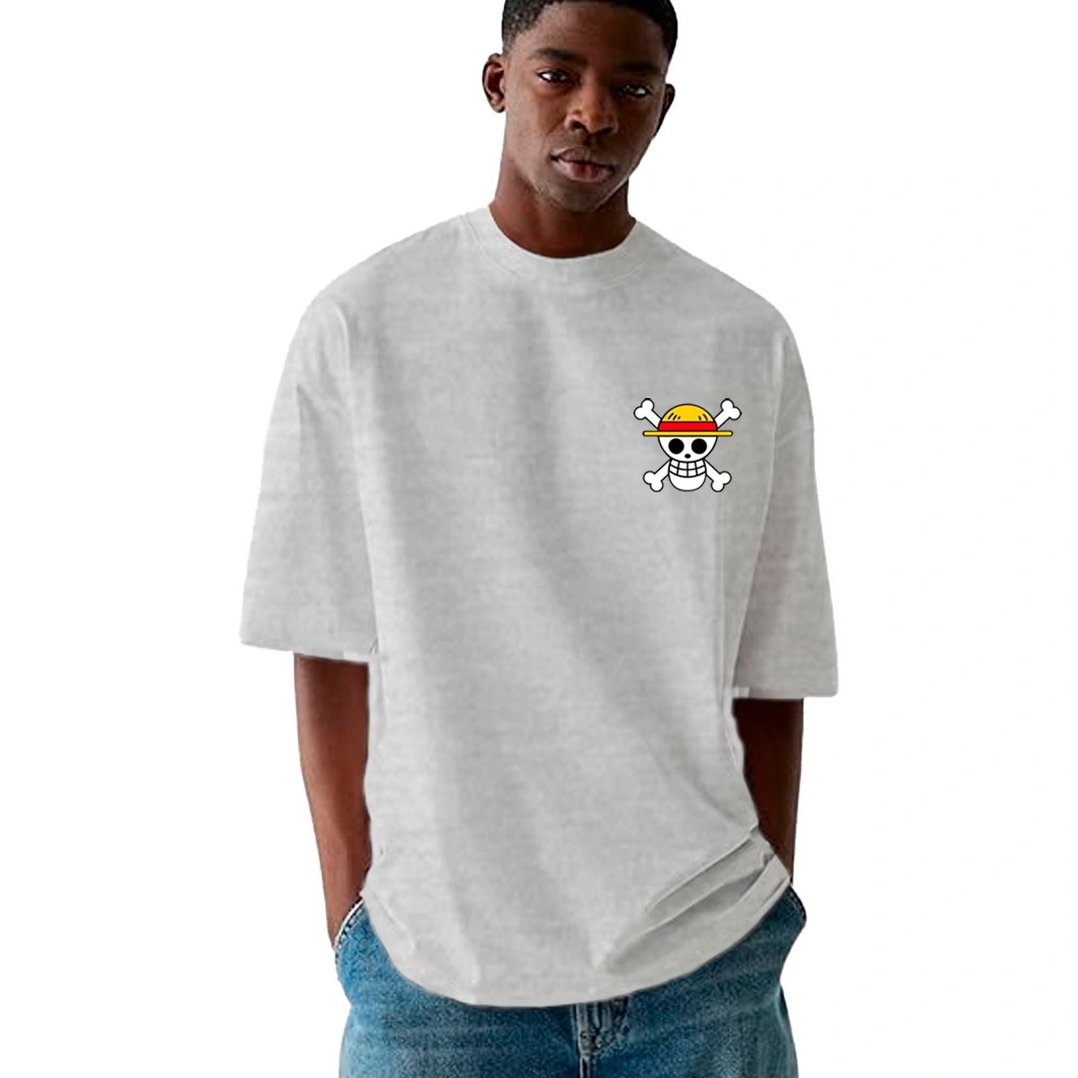 Camiseta Masculina Oversized Do Luffy