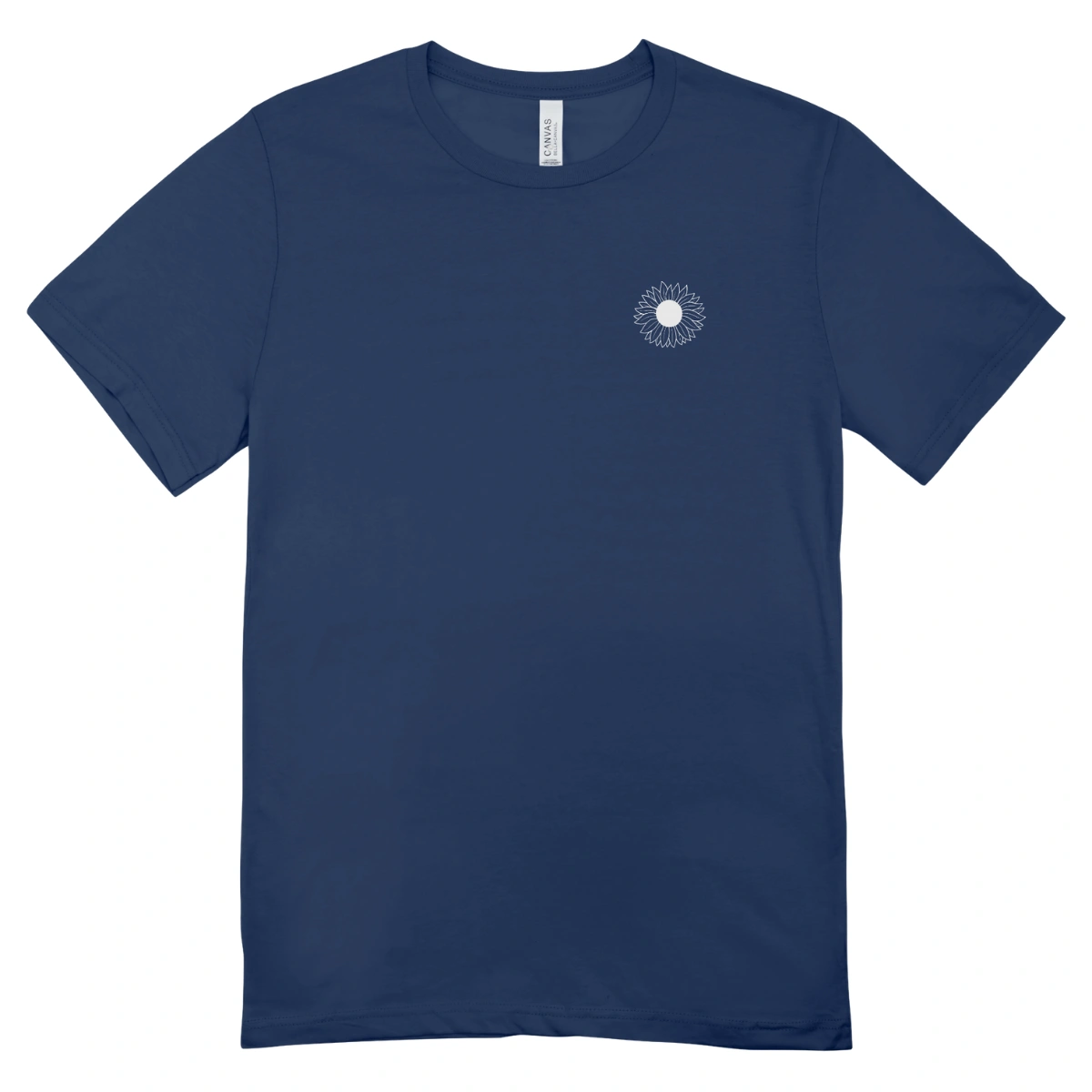 Camisa Feminina Baby Look de Girassol