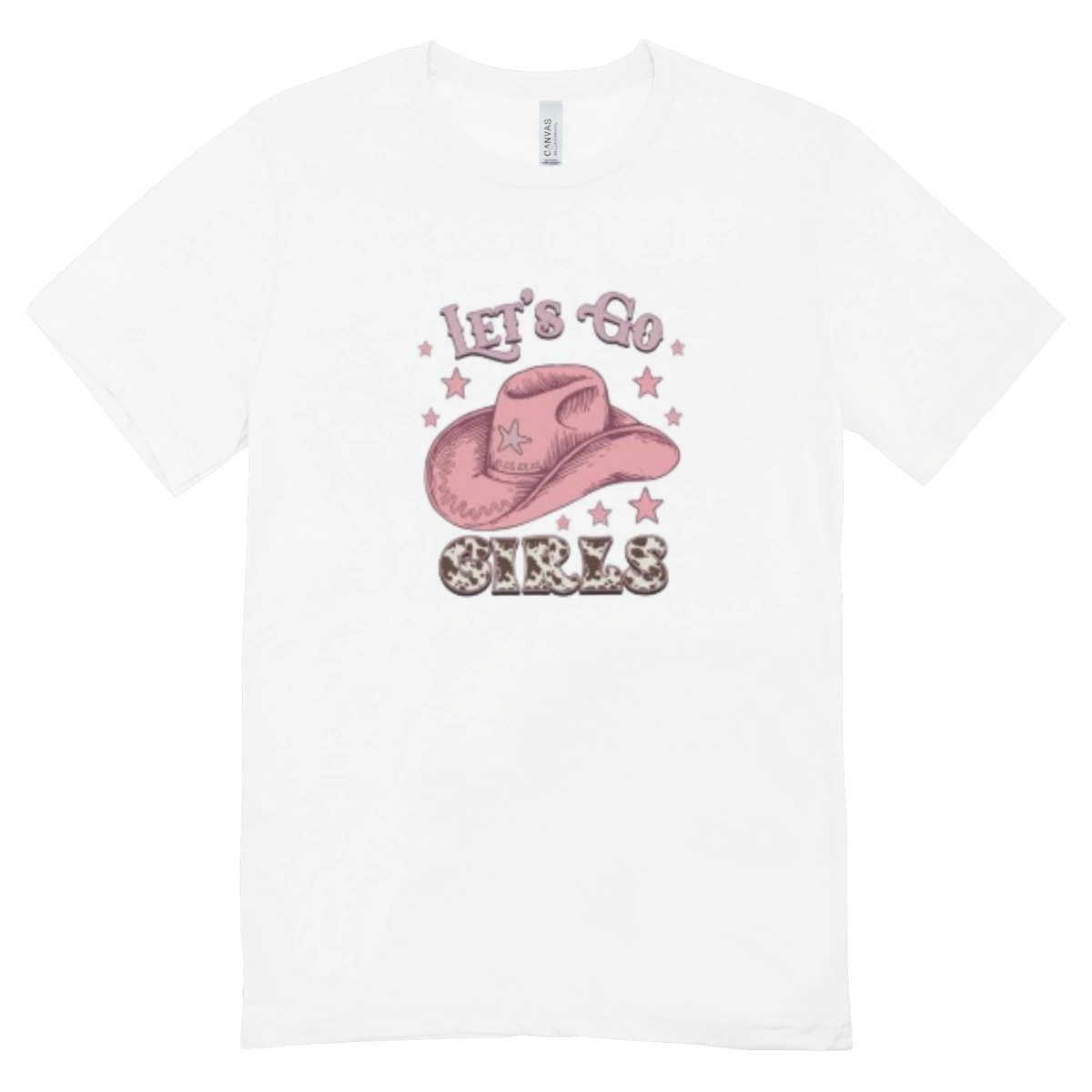 Camisa Feminina Baby Look Lets Go Girls