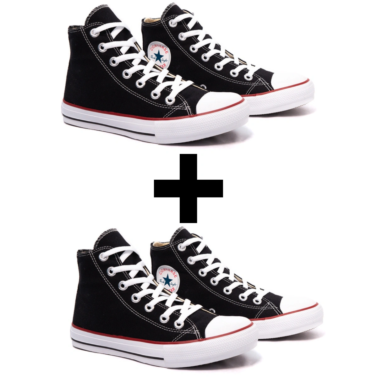 Kit 2 Tênis Botinha All Star Mid Cano Médio Converse - Imagem 3