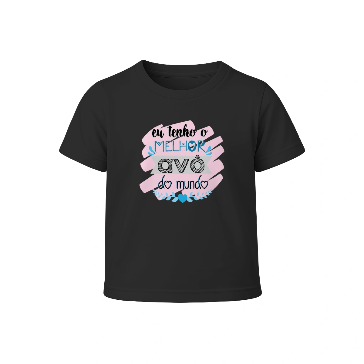 Camiseta Infantil Menina Dia dos Avós Eu Tenho o Melhor Avô do Mundo