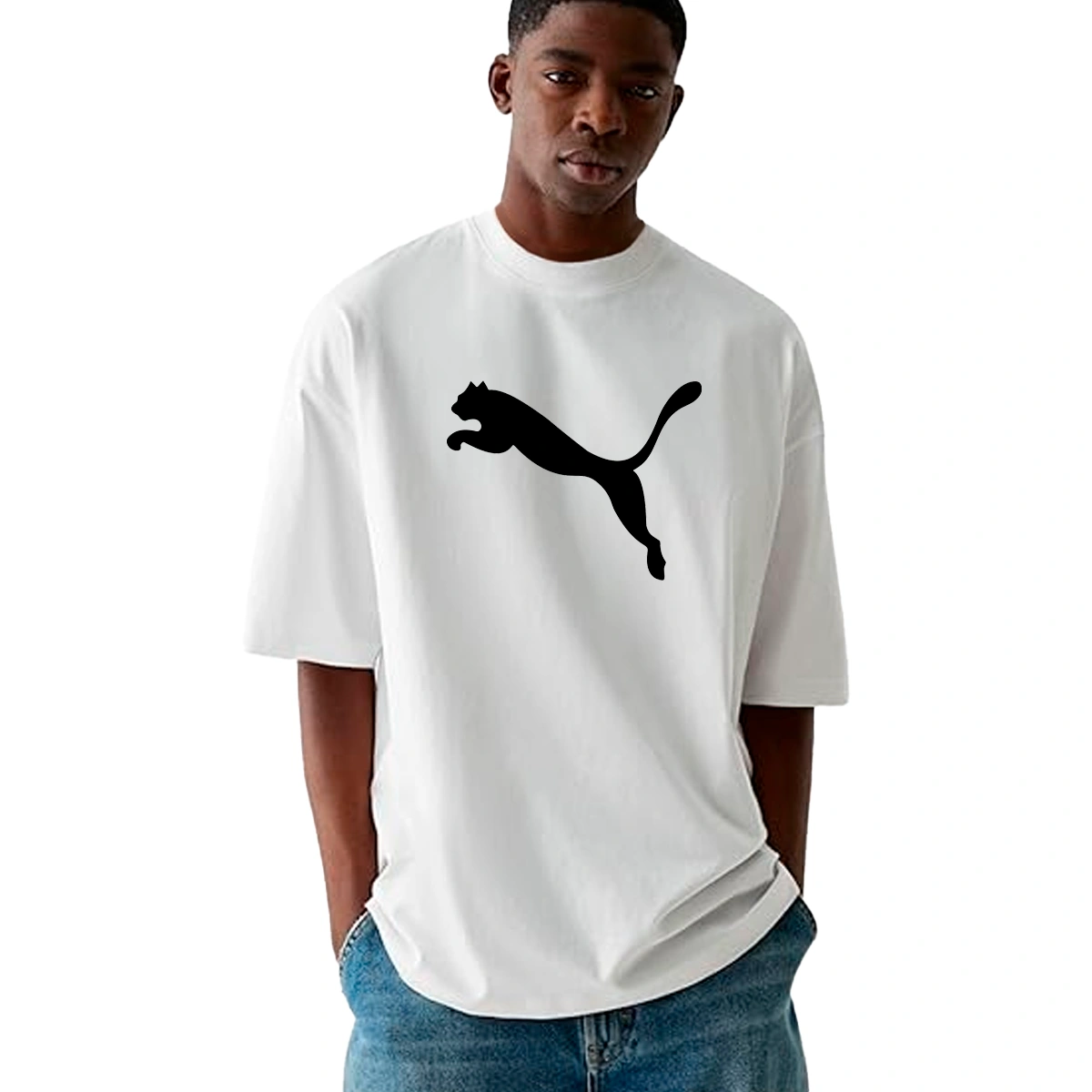 Camiseta Masculina Oversized Puma Logo - Imagem 14
