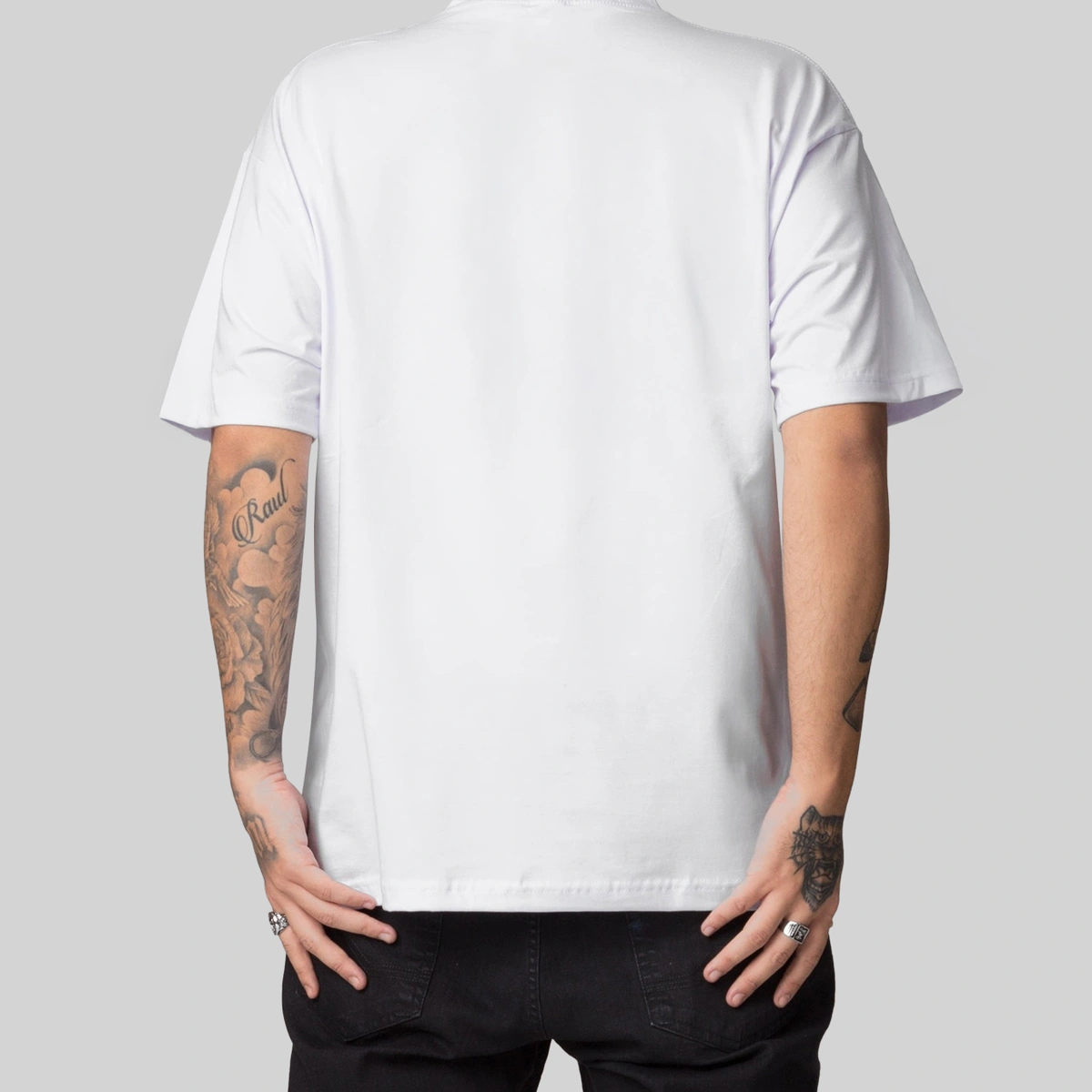 Camiseta Masculina Oversized Básica 100% Algodão Premium Alta Qualidade - Imagem 42