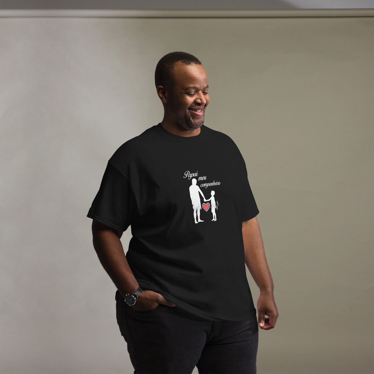 Camisa Masculina Plus Size Papai Meu Companheiro - Imagem 13