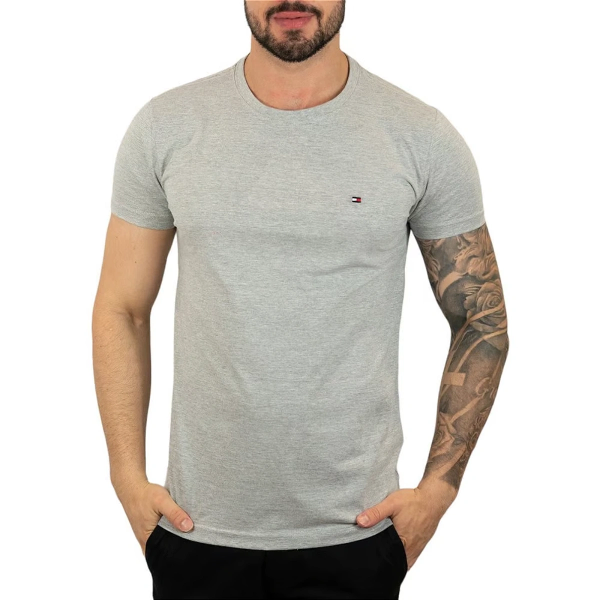 Camisa Tommy Hilfiger Básica Peruana - Imagem 14
