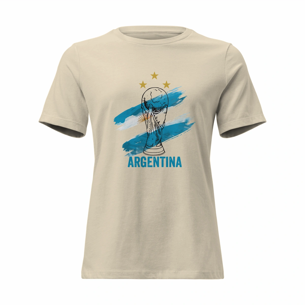 Camisa Feminina Baby Look Taça Argentina - Imagem 5
