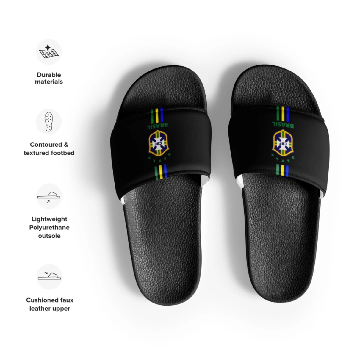 Chinelo Slide Masculino Seleção Brasil Varias Estampas II - Imagem 41