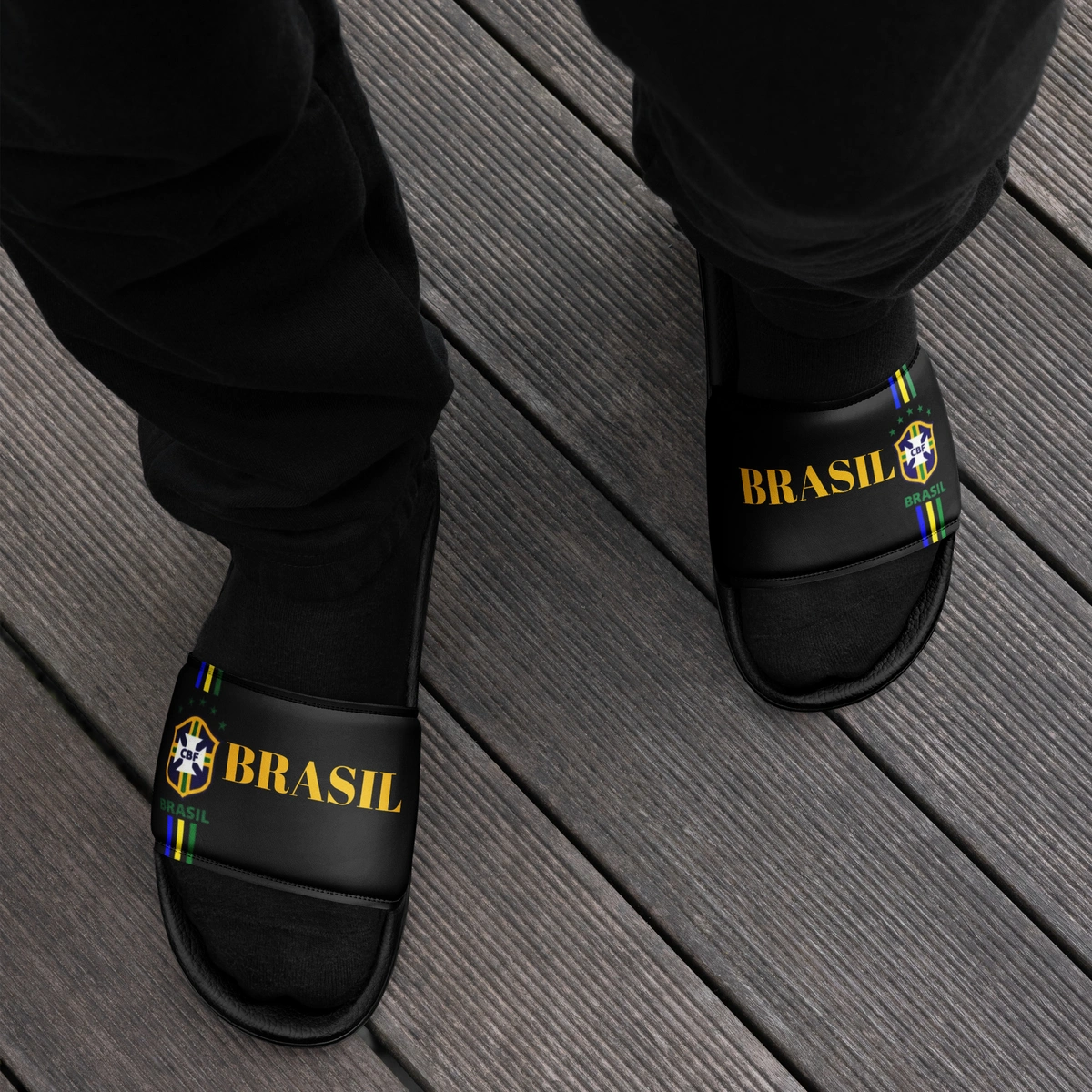 Chinelo Slide Masculino Seleção Brasil Varias Estampas II - Imagem 62