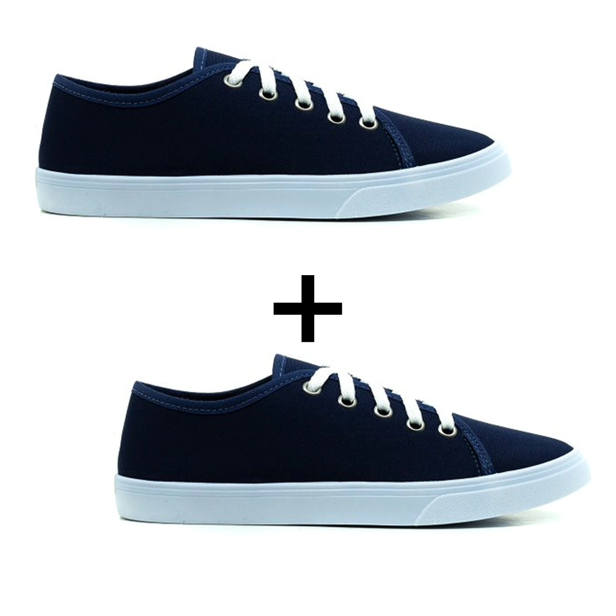 Kit 2 Pares De Tênis Feminino Casual Liso - Imagem 8
