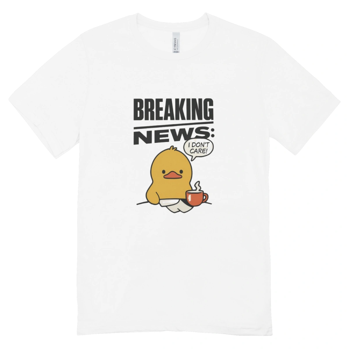 Camisa Feminina Baby Look Breaking News